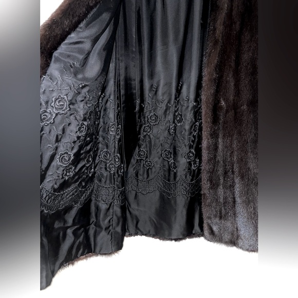 Mink fur long coat - Picture 3 of 5